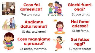 Impara l’italiano a casa: Routine della domenica (A1–A2) | Domande e risposte screenshot 4