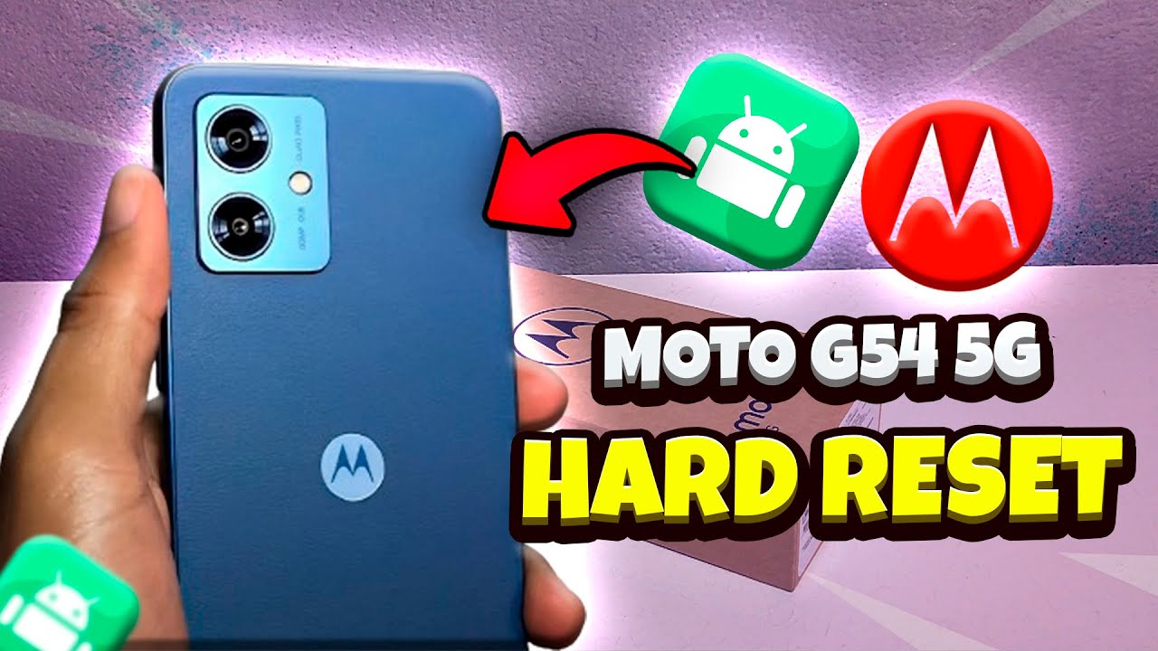 Como Formatar Hard Reset o Moto G54 5G (2024) - YouTube
