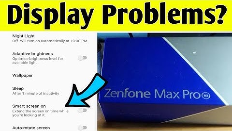 Asus Zenfone max pro m1 display Setting # Trending Tech Zone