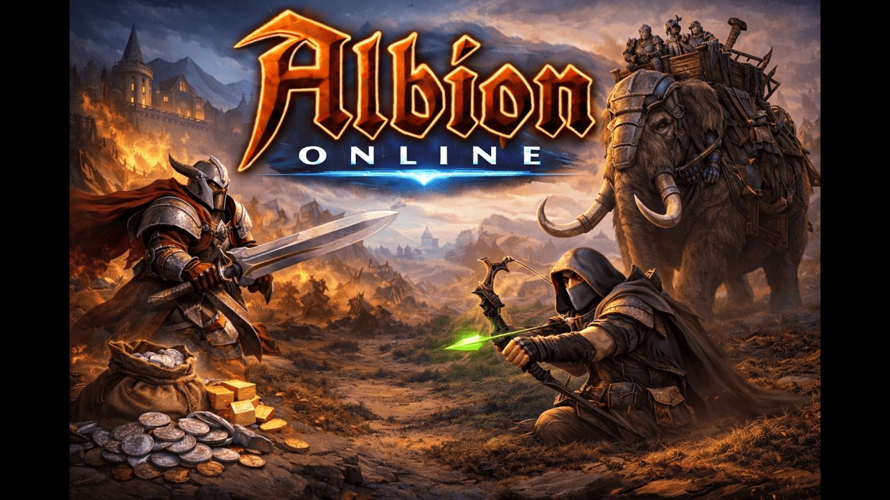 POV - Hellfire Hands - Albion Online [Cục đá rơi lỗ đầu:))))]