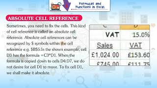 Ch 6 | Small Step | Computer | Computer 7 | Formulas and functions in excel | For children