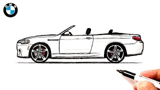 How to draw a BMW Convertible