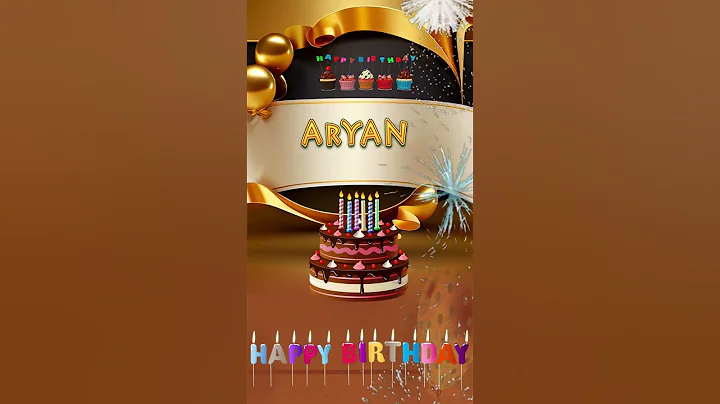 Happy Birthday Aryan | Aryan birthday Song | Happy birthday Aryan Wish #shorts #happybirthday #short
