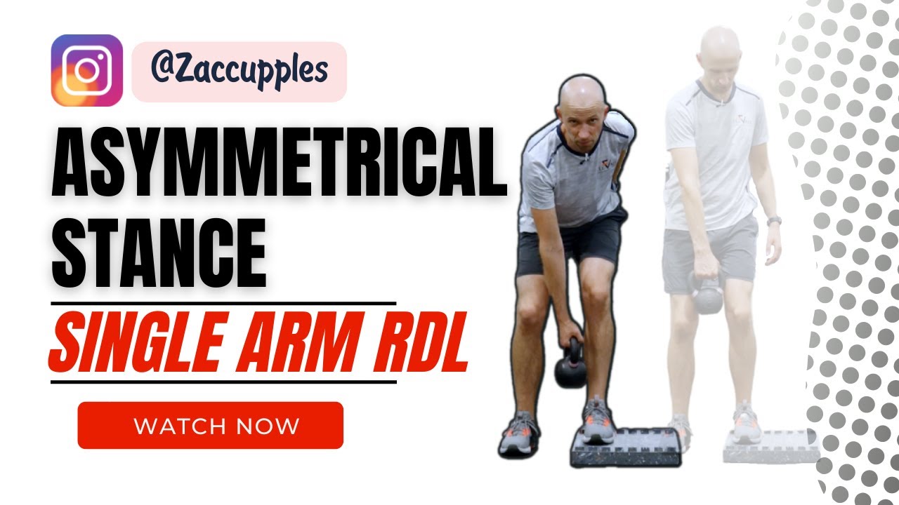 Asymmetrical Stance Single Arm RDL - YouTube