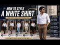 How to style a white shirt | best formal combination for men 2026 
