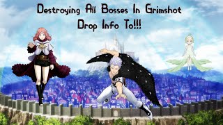 Destroying All Bosses/Spirits+Drop Info in Clover Kingdom Grimshot