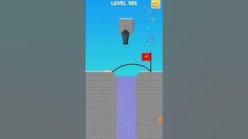 Draw Bridge Puzzle Game Level- 105 #puzzlegame#cargames #shorts