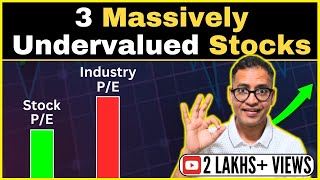 GOLDEN opportunity to buy these 3 UNDERVALUED (LOW PE Vs Industry PE) stocks? | Rahul Jain Analysis