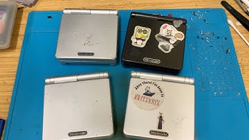 Trying to Fix 4 x Faulty Gameboy Advance SP Consoles