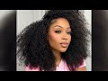 A must-have product #Upgrade Kinky Curly Half Wig Remy Hair Glueless No Leave Out 200% Density 3 I