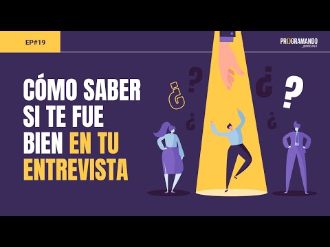 Video: Cómo Mirar En Una Entrevista