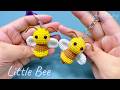 How to Crochet a Chunky Bee Keychain | Easy Tutorial for Beginners