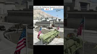 S-500 Air Defence System in Grand Theft Auto V 😱🚀🛡️ | Russia's Ultimate Shield #Shorts