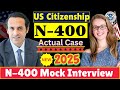 Real U.S. Citizenship Interview | N-400 Naturalization Test, Civics Test, English Reading &amp; Writing