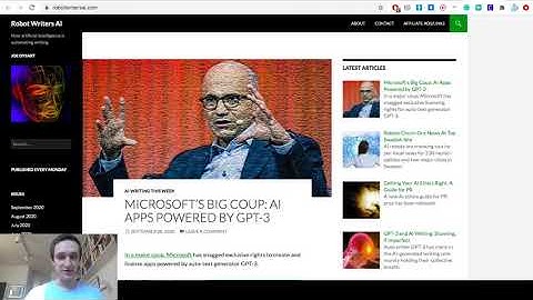 Robot Writers AI, GPT-3 and Microsoft