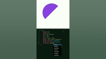 Draw a Semi Circle Using CSS 🔥 || CSS Draw #shorts