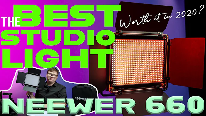 Best Lighting for YouTube Videos Under $169 - Neewer 660 LED video light kit Review