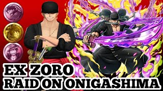 EX ZORO RAID ON ONIGASHIMA GAMEPLAY