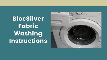 BlocSilver® EMF Fabric Washing Instructions  | Washability Test