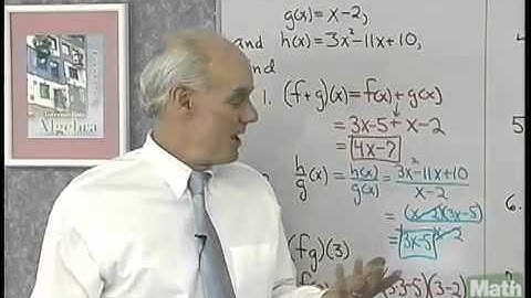 College Algebra 3.5 MiniLecture Mr. McKeague