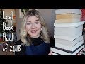 My Last Book Haul of 2018!