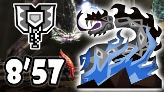 [MH4U/MH4G] G3 ダラ・アマデュラ Dalamadur | 8'57 Charge Blade Solo | CB Speedrun |  4K-HD/Citra-PC