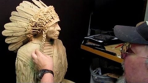Sculpting With Lemon - The Protector - Getting the Clay Ready for Display
