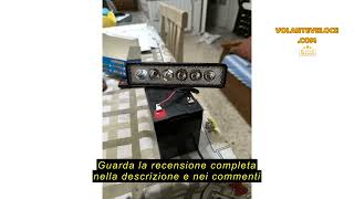 Recensione del SQUADO 2 PEZZI Faro a LED da 18W, Luce Bianca Fredda da Lavoro 6 LED per Auto Moto Fu