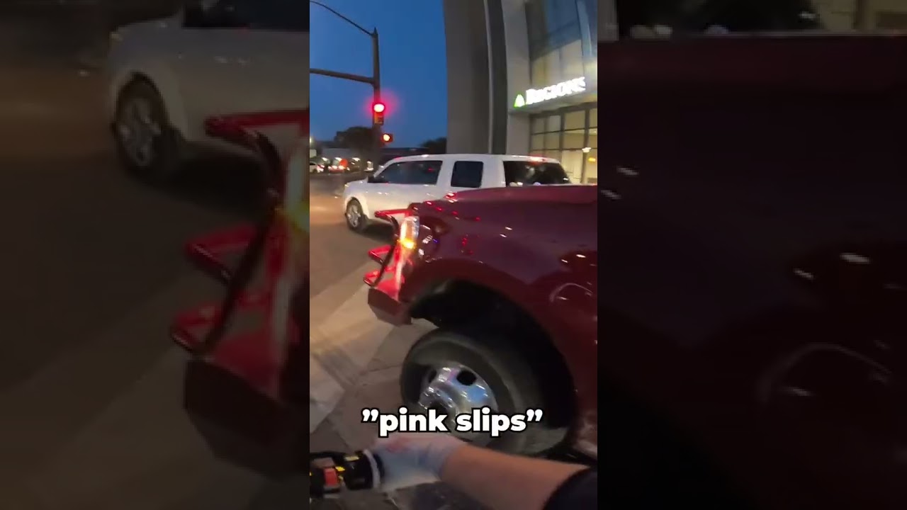 Гонка с незнакомцем за розовыми извещениями