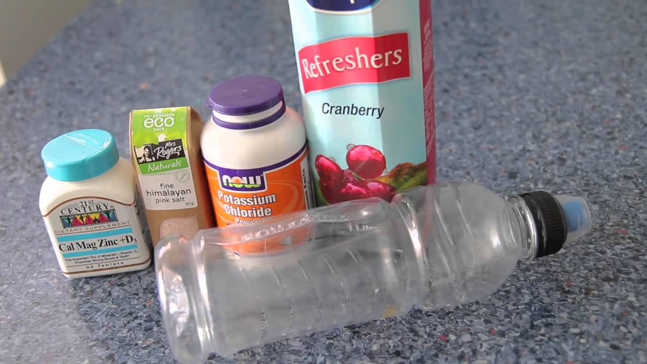 Sports Drink Dehydration Home Made YouTube