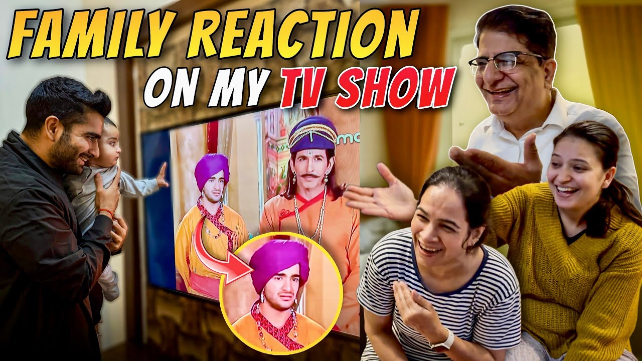 Family reaction on my TV show Akbar Birbal | Aman and ITI vlogs
