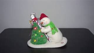 2010 Hallmark Jingle Pals - Trimming the Tree Snowman