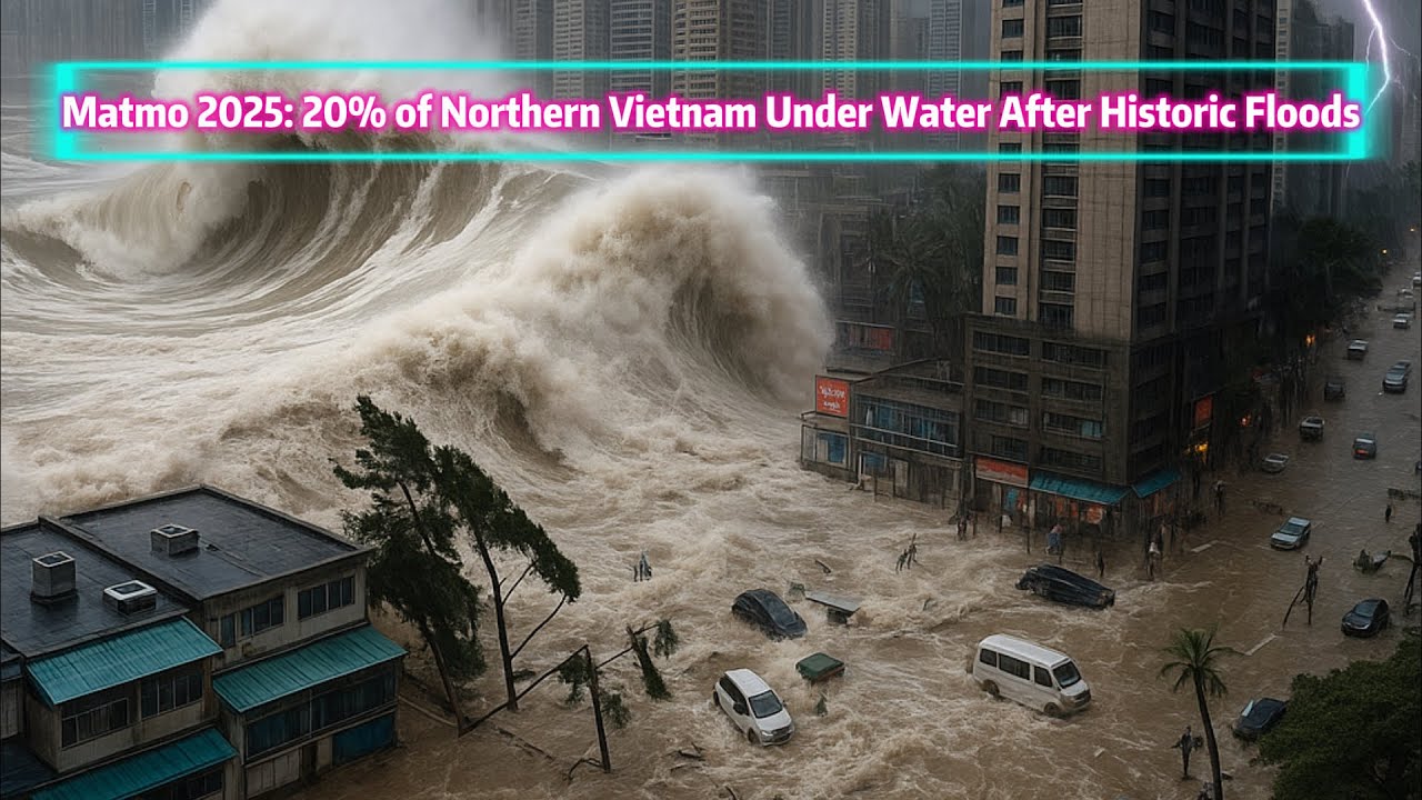 Typhoon Matmo Submerges 20% of Northern Vietnam – The Flood No One Expected