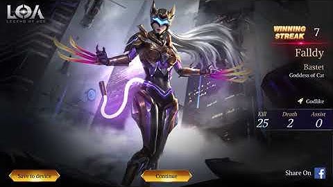 Bastet - Legend of Ace | Ranked Game | (iOS/Android) 5v5 MOBA #LOA