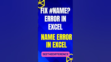 #name error in excel