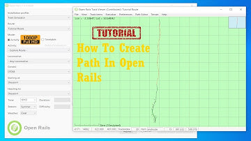 How To Create Path In Open Rails | #MSTS | #MSTSTutorials || FHD 1080p