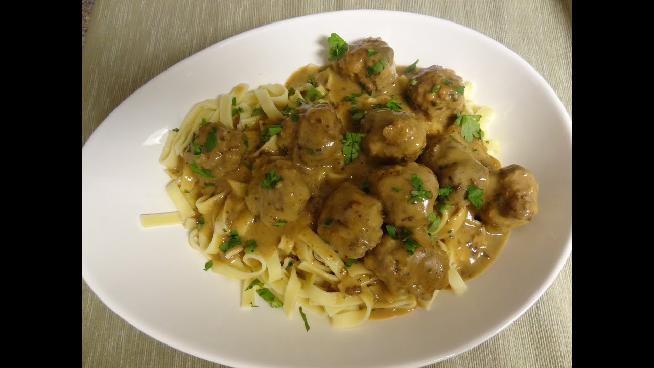 How to make swedish meatballs YouTube