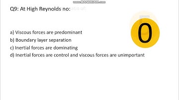 Fluid Mechanics questionnaire part 3 I Basic Assessment test questions