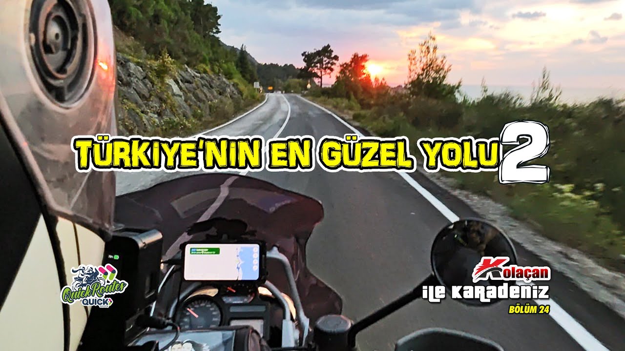TÜRKİYE'NİN EN GÜZEL Motosiklet YOLU 2 | Cide-Amasra | Kolaçan ile Karadeniz Bölüm 24