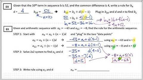 Big Ideas 8 2 - Arithmetic Sequences and Series