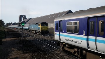 TSW3 | West Cornwall Local | Class 47 passes Class 150