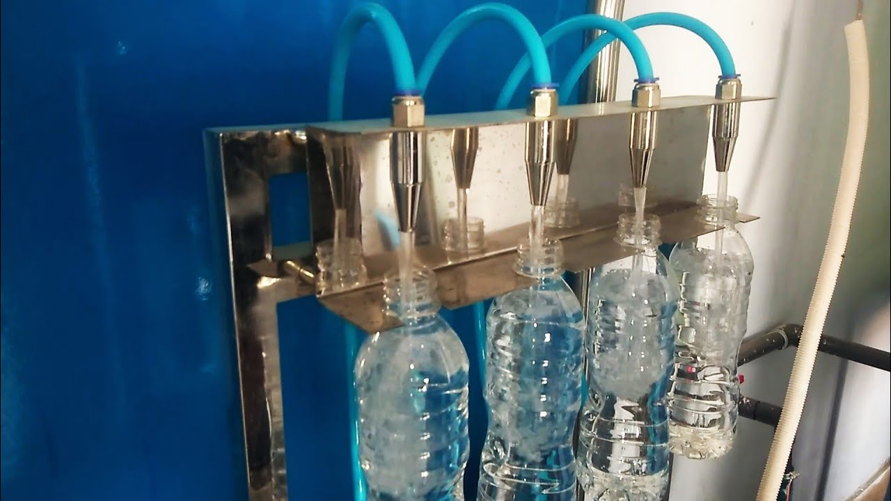 Commercial Filling of 500ml bottles with RO water. YouTube