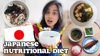 i ate the recommended 1975 Japanese Nutritional Diet for a week