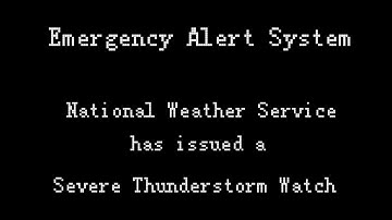 Severe Thunderstorm Watch (EAS Mock)