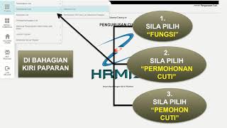 HRMIS - PERMOHONAN CUTI MELALUI KOMPUTER