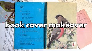 Easy collage technique for altered book covers ✂️