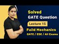 Fluid Mechanics GATE Questions Solved |  Fluid Mechanics GATE lectures in Hindi | Well Academy
