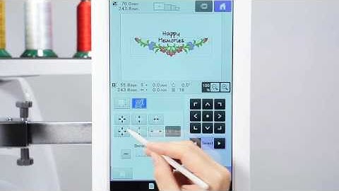 [BrotherSupportSewing] Editing an embroidery pattern / 刺しゅう模様を編集する