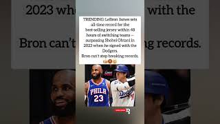 LeBron Breaks Another Record 🤯👑 #shorts #lebronjames #nbanews #foryou #viral #fyp #recordbreaking
