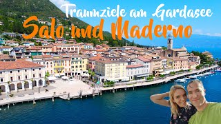 Gardasee Salo & Toscolano Maderno Sehenswürdigkeiten Shopping Seepromenade Sightseeing Italien Seen